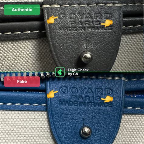 goyard saigon real vs fake|how to find a goyard bag.